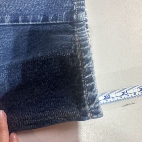 L.L. Bean Double L Faded Jeans Original Fit Size 14 Mom Jeans Hi Rise Medium Was - Picture 11 of 11